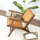 Daniel - Arm Chair - Brown / Tan by HouseOfZazla