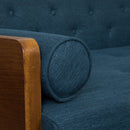 Aidan Mid Century Modern Tufted Fabric Sofa by HouseOfZazla