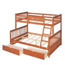 Bunk Bed With Ladders And 2 Storage Drawers by Unique Piece Furniture