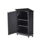 Bathroom Cabinet Triangle Corner Storage Cabinet With Adjustable Shelf Modern Style by HouseOfZazla