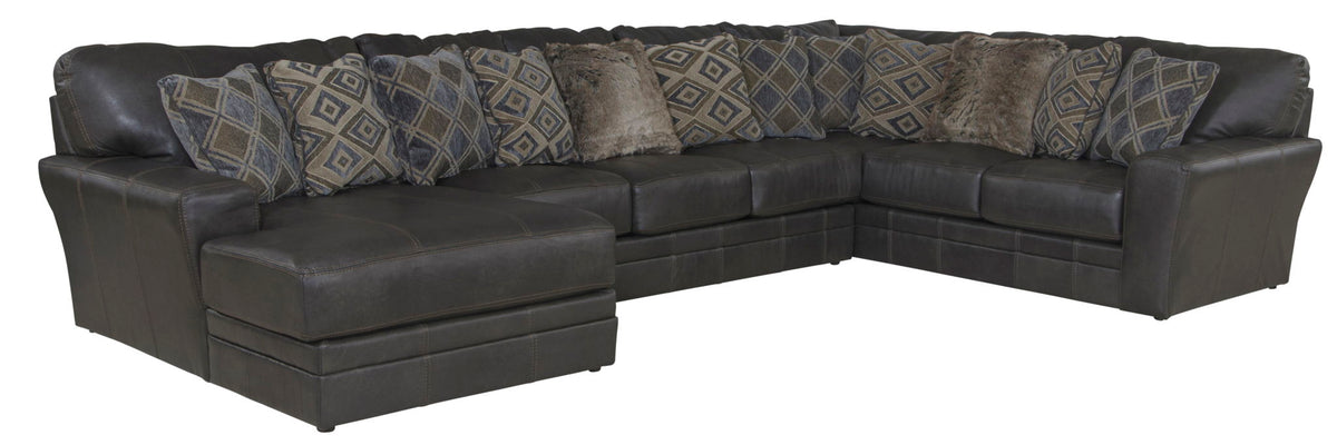 Denali - Italian Leather Match Sectional, photo 10 of 40