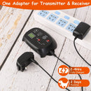 Dog Fence System Pet Containment System with 100 Adjustable Levels 2 Receivers IPX7 Waterproof Rechargeable Underground Fence for Small Medium Large D