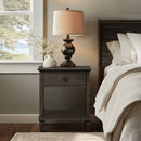 Victoria - Bedside Table With Drawer And Shelf by HouseOfZazla