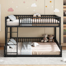 Bunk Bed With Ladder And Safety Guardrails by HouseOfZazla