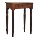 Turned Leg Writing Desk - Chestnut by Unique Piece Furniture