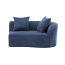 Elegant Curved Sectional Sofa With Full Foam Comfort by HouseOfZazla
