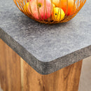 Table and chair set.Cozy Modern MDF Dining Set -67'x35.4' with 4 Gray  Artificial Leather Chairs With Curved Widened Cushion Design.Suitable for restaurants, kitchens, dining rooms,etc.