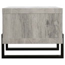 Dinard Engineered Wood Cocktail Coffee Table Grey Driftwood