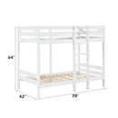 Esin - Twin Twin Bunk Bed - White by HouseOfZazla