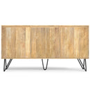Hunter - 3 Door Sideboard Buffet With Hairpin Legs - Natural