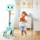 Adjustable Kids 3-in-1 Basketball Hoop Set Stand with Balls by LJGDeals