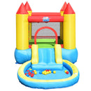 Kids Inflatable Bounce House Castle with Balls Pool and Bag by LJGDeals