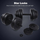66 lbs Adjustable Weight Dumbbell Set by LJGDeals