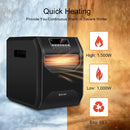 12 H Timer LED Remote Control Portable Electric Space Heater by LJGDeals