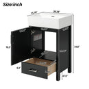 Bathroom Vanity With Sink, Frame And Drawer by HouseOfZazla