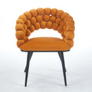 Modern Chair With Tube Legs, Soft Cushions And Comfortable Backrest by Unique Piece Furniture
