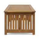 Acacia Wood Rectangular Patio Coffee Table For Outside by HouseOfZazla