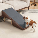(UPGRADED) Dog Stairs for Small Dogs and Cats - Foldable Wooden Pet Ramp by HouseOfZazla