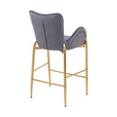 Fabric Counter Height Bar Stools (Set of 2)