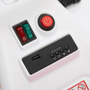 24V brushless drift car,Toddler Ride on Car, Music, Bluetooth --White blue