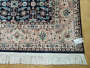 6' X 6' Gorgeous Handmade India Floral Oriental Wool Rug Square Blue Carpet Wow