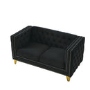 Modern Sofa With Button Tufting, Upholstered Couch For Living Room by HouseOfZazla