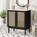 Bathroom Vanity With Soft Closing Mechanism - Black by HouseOfZazla