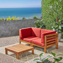 Oana - 3 Piece Loveseat Set With Coffee Table by HouseOfZazla