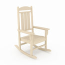Traditional Porch Rocker Classic HDPE Poly Lumber For Porch, Patio, And Garden Comfort by HouseOfZazla