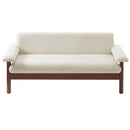 Loveseat Sofa 2 Seater Couch with Armrest Pillows by HouseOfZazla