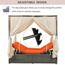 Adjustable Sun Bed With Curtain,High Comfort,With 3 Colors