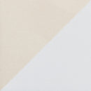 Curvo Square 27" Ceramic Table Lamp in Cream Ceramic, Gold Metal, and White Linen