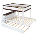 Bunk Bed With Twin Size Trundle, Storage And Desk by HouseOfZazla