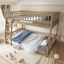 Bunk Bed With Ladder And Guardrails by HouseOfZazla