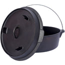 Pre-Seasoned Cast Dutch Oven with Skillet Lid and Pot Rack by HouseOfZazla