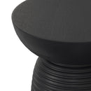 Boyd - Ribbed Accent Table - Black by HouseOfZazla