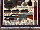 Afghan War Rug, Tanks Helicopters Guns