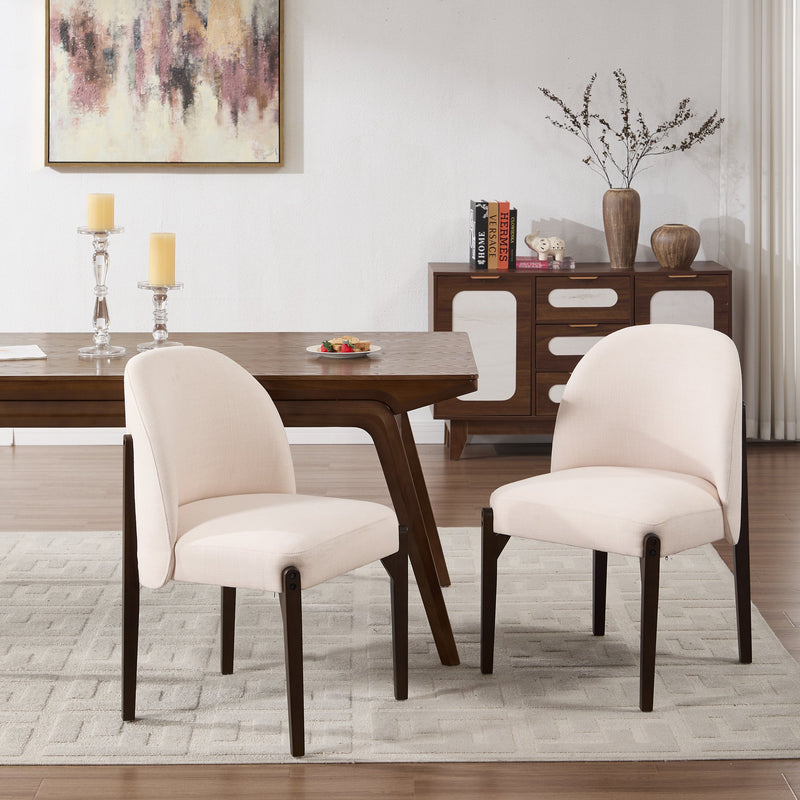 Wooden Dining Chairs Set of 2, photo 4 of 10