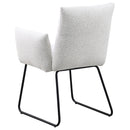 Donica - Upholstered Dining Arm Chair (Set of 2) - Light Gray by HouseOfZazla