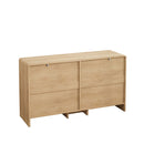 Modern Arc Shaped Corner Rattan Cabinet With 6 Drawers by HouseOfZazla