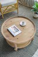 Round 2 Tiered Side Tabel, End Tabel For Lving Room Bedroom Entryway by Unique Piece Furniture
