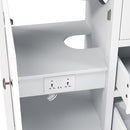Double Sink Bathroom Vanity With Countertop, 2 Ceramic Sinks, 6 Drawers by HouseOfZazla