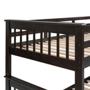 Stairway Bunk Bed With Storage And Guard Rail For Bedroom by Unique Piece Furniture