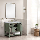 James Martin Breckenridge 36" Single Bathroom Vanity, Smokey Celadon