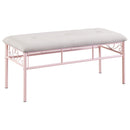 Bench With Upholstered - Pink by HouseOfZazla