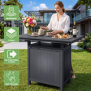 Outdoor Bar Patio Kitchen Island with HDPE & Aluminum Frame by HouseOfZazla