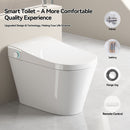 Smart Bidet Toilet With Auto Open / Close Seat, Warm Water Wash, Heated Seat, And Wireless Remote Control