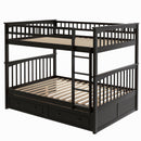 Bunk Bed With Drawers, Convertible Design by HouseOfZazla