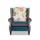 Anya - Boho Chic Wingback Accent Arm Chair
