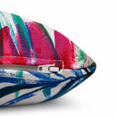 2 Pack Outdoor Lumbar Pillow Covers - Tropical Floral